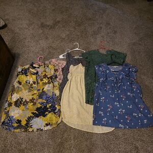 LOFT Women's Blouses - Yellow, Green, Blue Floral Collection